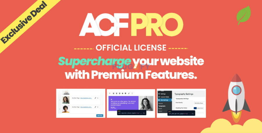 Advanced Custom Fields (ACF) Pro WordPress Premium Plugin